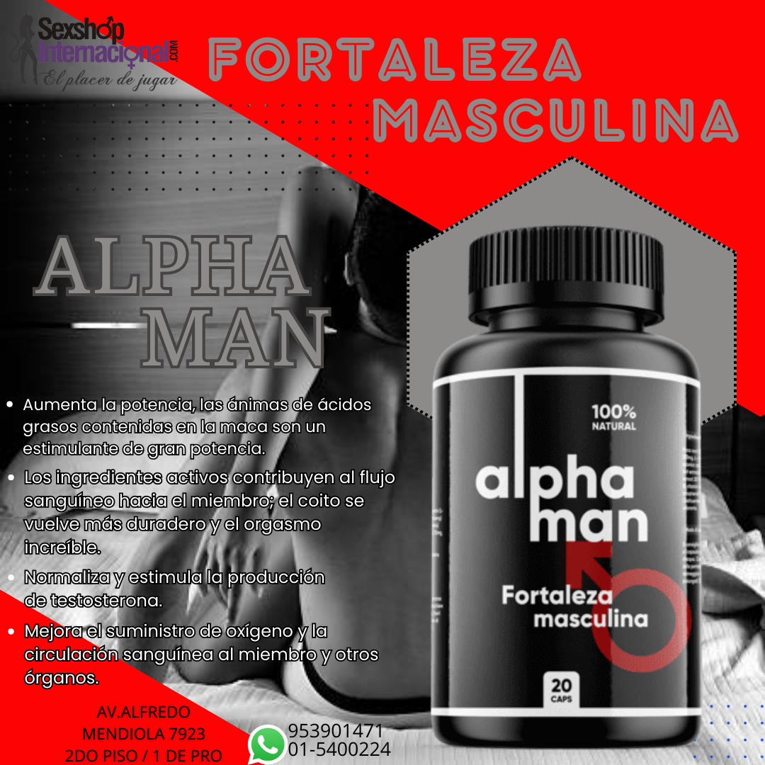 ALPHAMAN POTENCIA MASCULINA SEXSHOP LOS OLIVOS